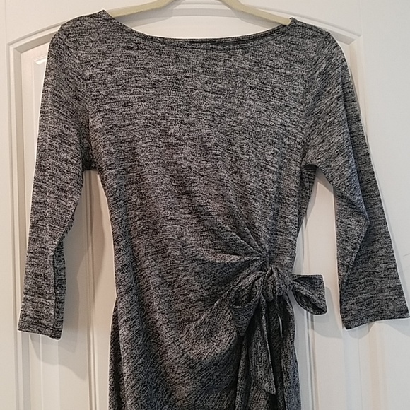 Ann Taylor Knee Length Work Dress Gray Small - Picture 2 of 7